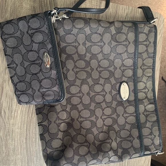 Coach crossbody & wallet bundle